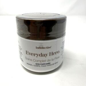 InfiniteAloe Everyday Hero Complete Skin Care 4oz Fragrance Free Organic Aloe